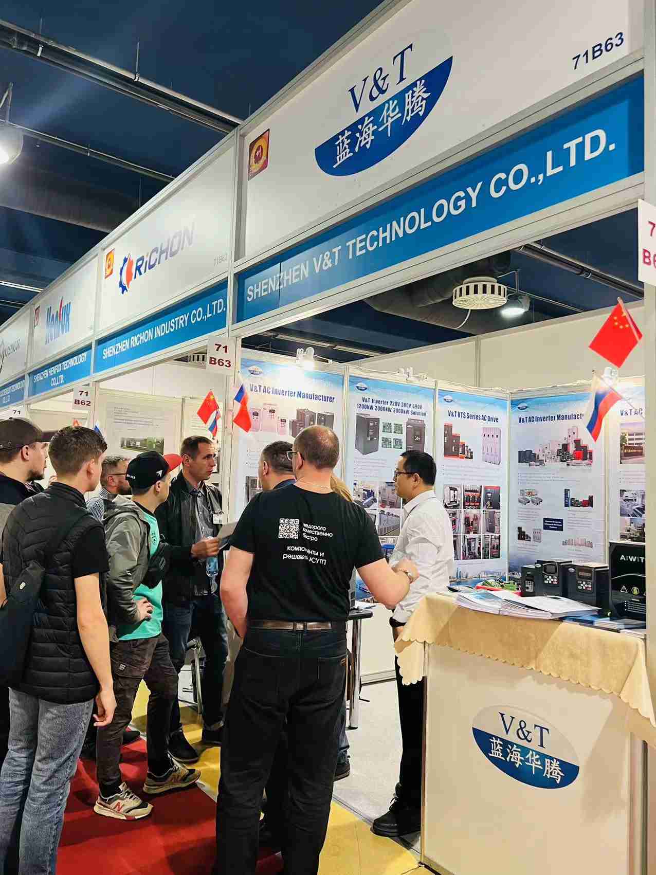 Visitors were enthralled by the practicality and adaptability of V&T Company's automation offerings, catering to diverse industry needs.