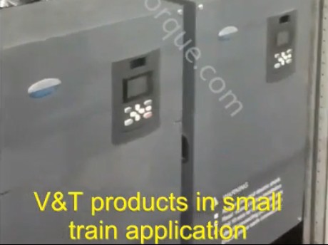 V&T AC Drives products in small train application