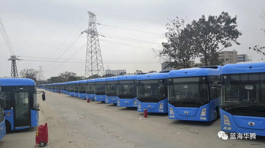One of the largest EV Hydrogen Energy Electric bus project project was completed 